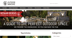 Desktop Screenshot of outdoormancave.com